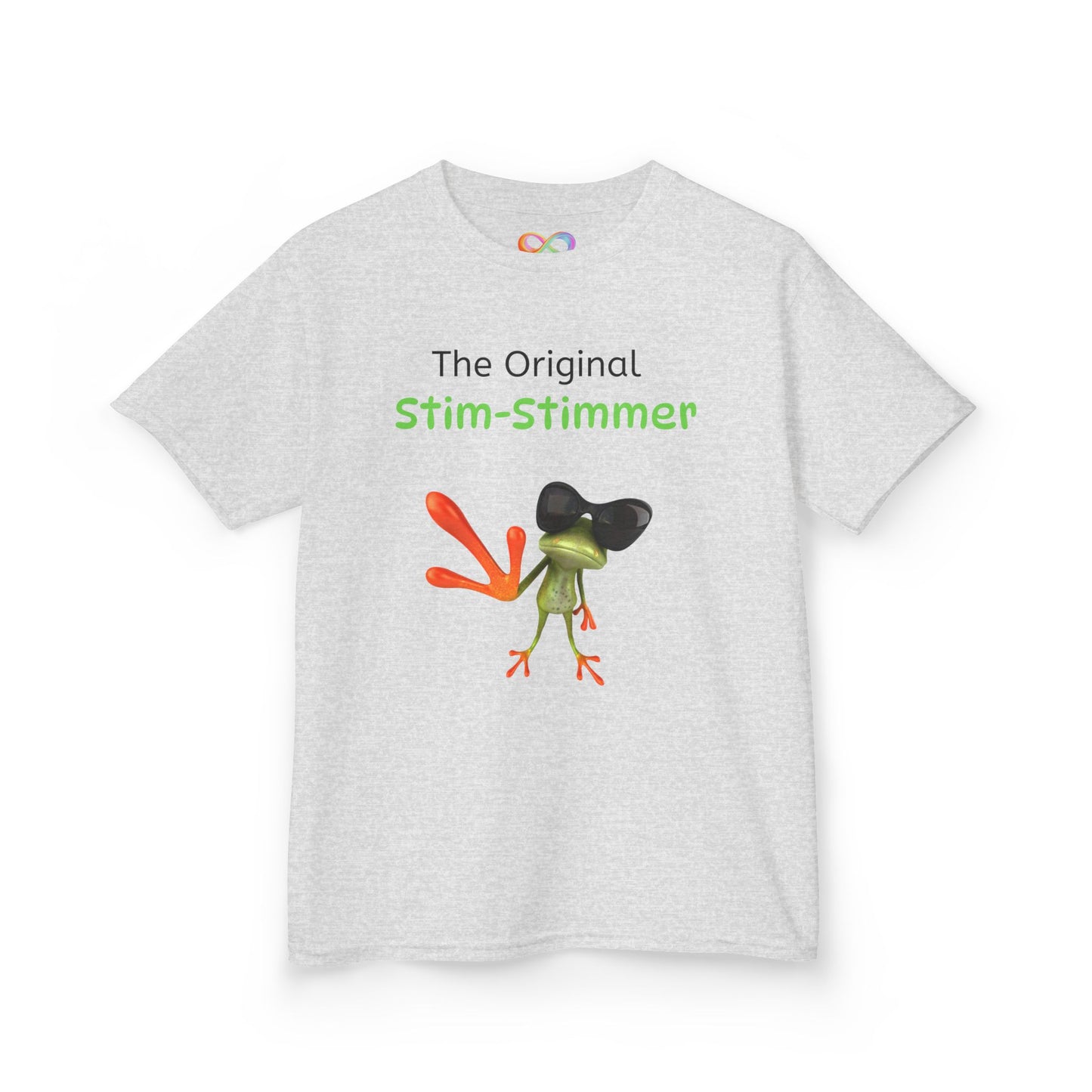 Stim-Stimmer Kids Tee – Colourful Cotton T-Shirt for Neurodivergent Joy
