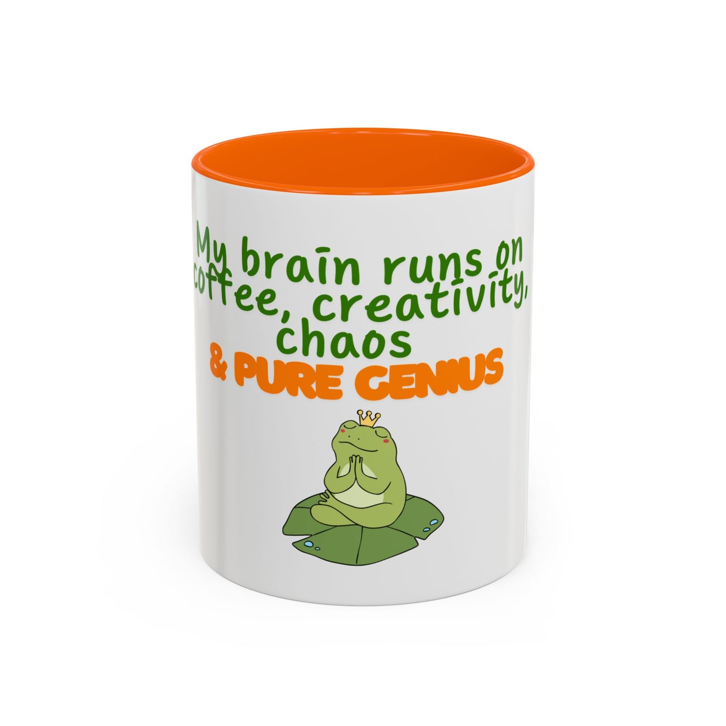 Pure Genius Mug – 11oz Accent Ceramic Drinkware