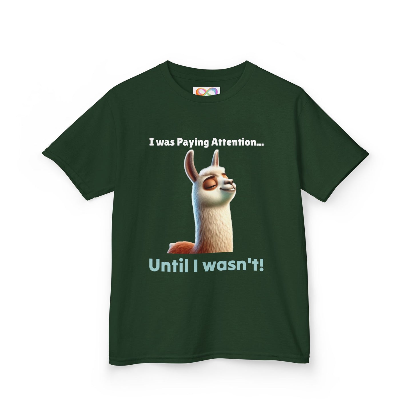 Attention Shift Kids Tee – Colourful Cotton T-Shirt for Neurodivergent Expression