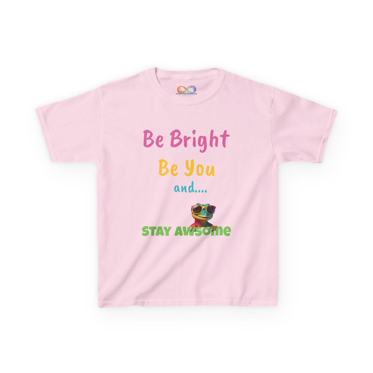 Be Bright Kids Tee – Colourful Cotton Shirt for Everyday Joy