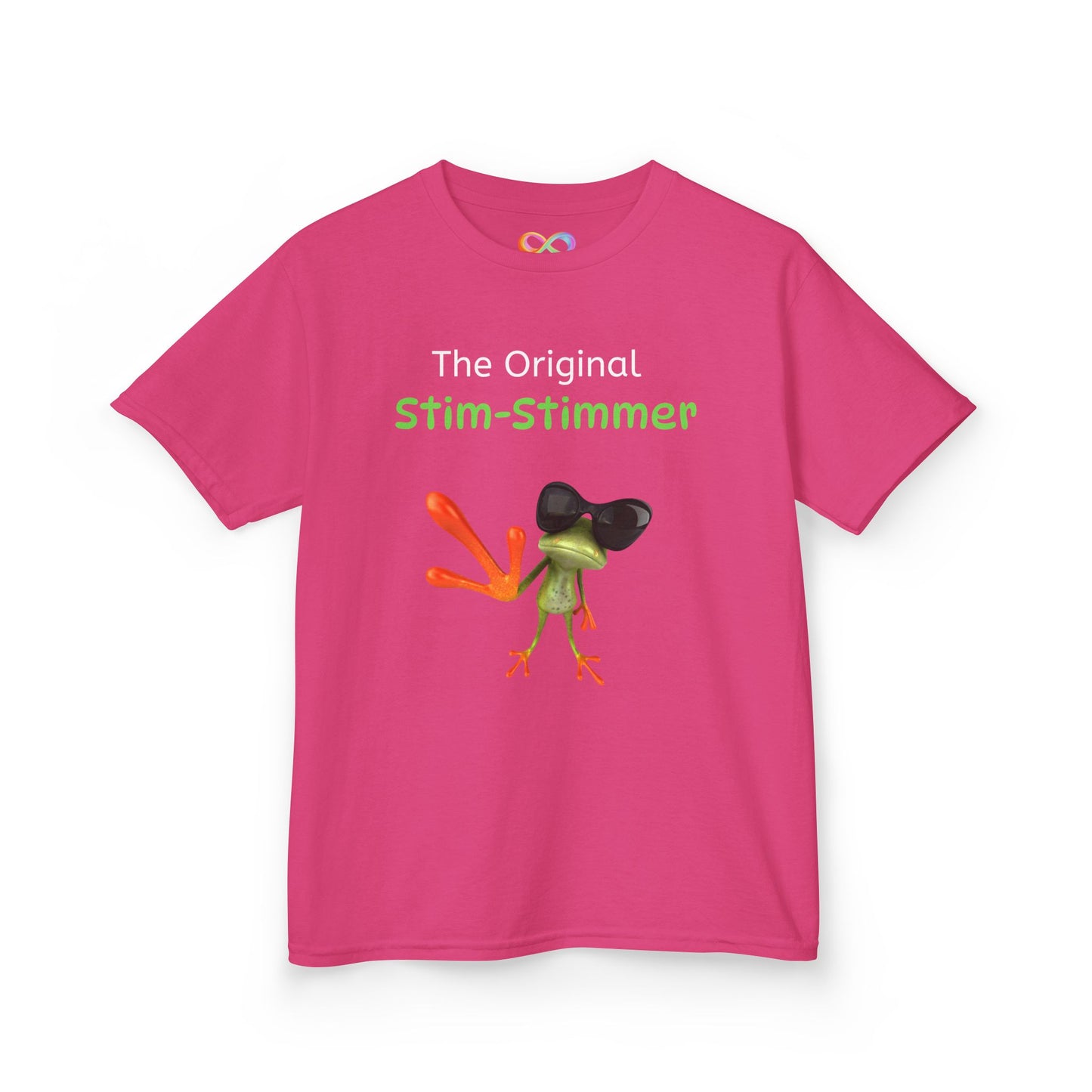 Stim-Stimmer Kids Tee – Colourful Cotton T-Shirt for Neurodivergent Joy