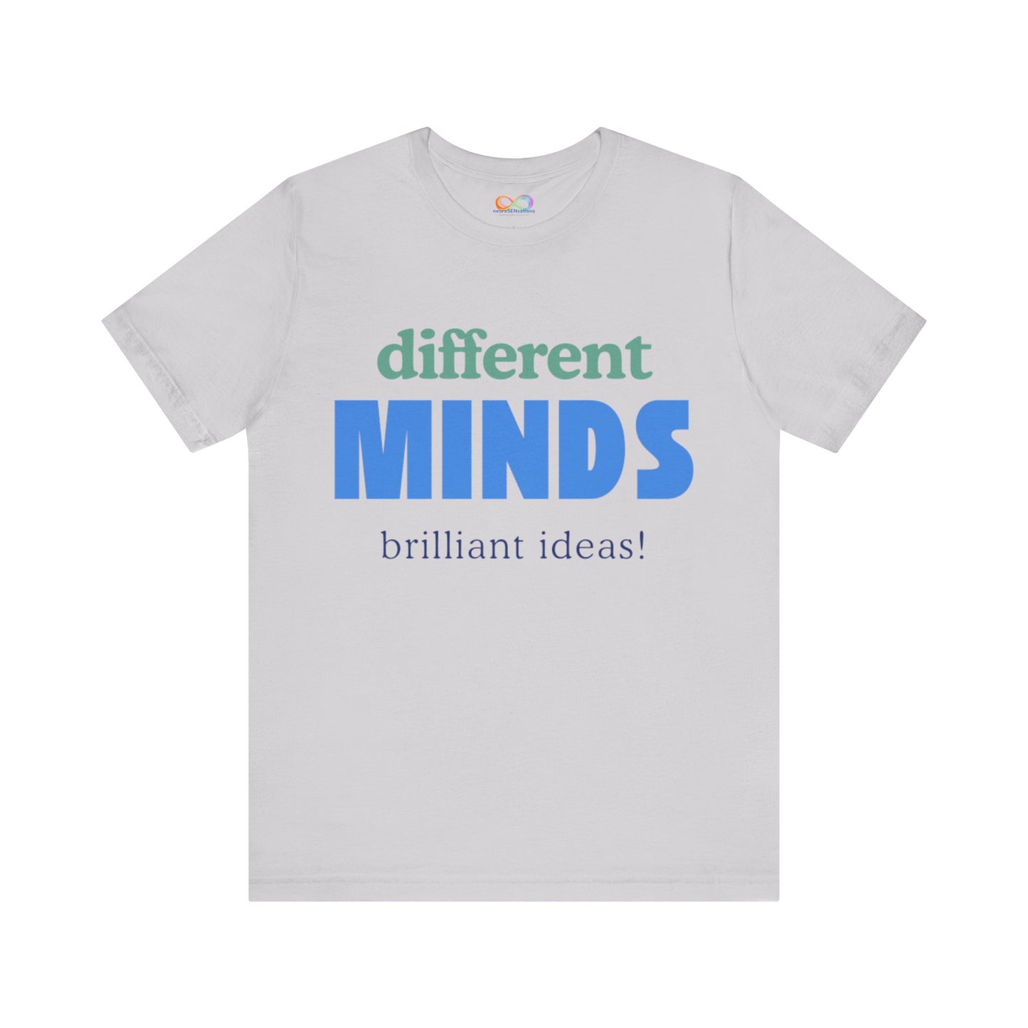 Different Minds- Brilliant Ideas Tee: Unisex Jersey Short Sleeve Shirt