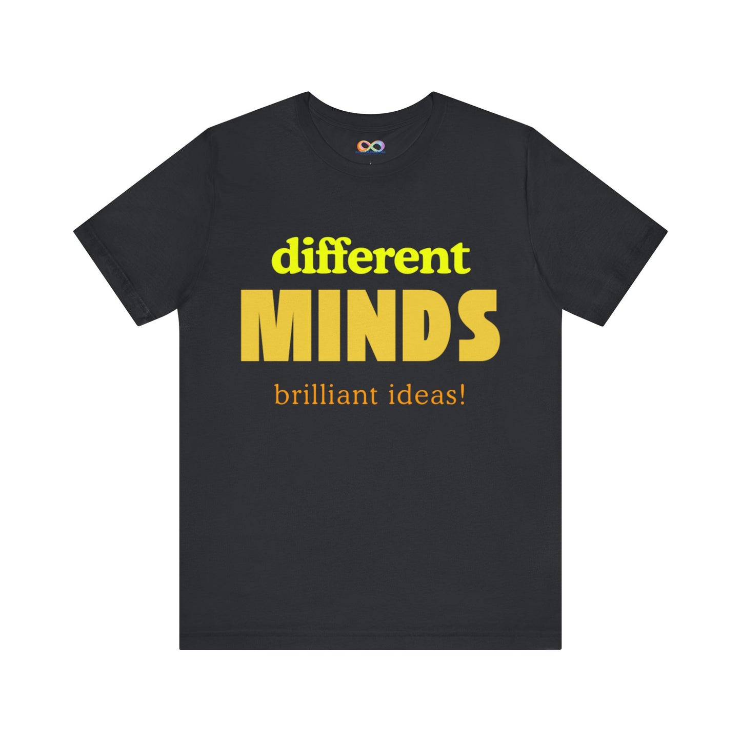 Different Minds- Brilliant Ideas Tee: Unisex Jersey Short Sleeve Shirt