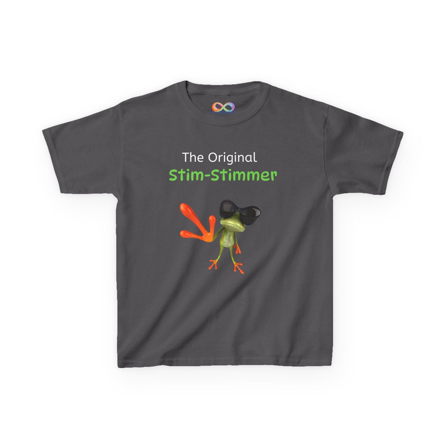 Stim-Stimmer Kids Tee – Colourful Cotton T-Shirt for Neurodivergent Joy