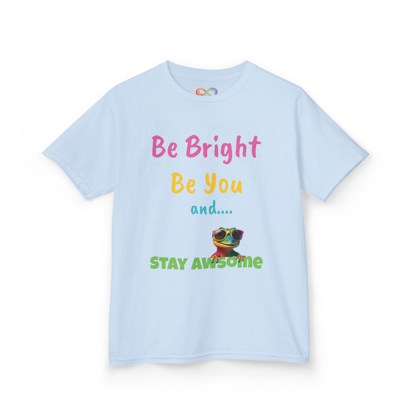 Be Bright Kids Tee – Colourful Cotton Shirt for Everyday Joy