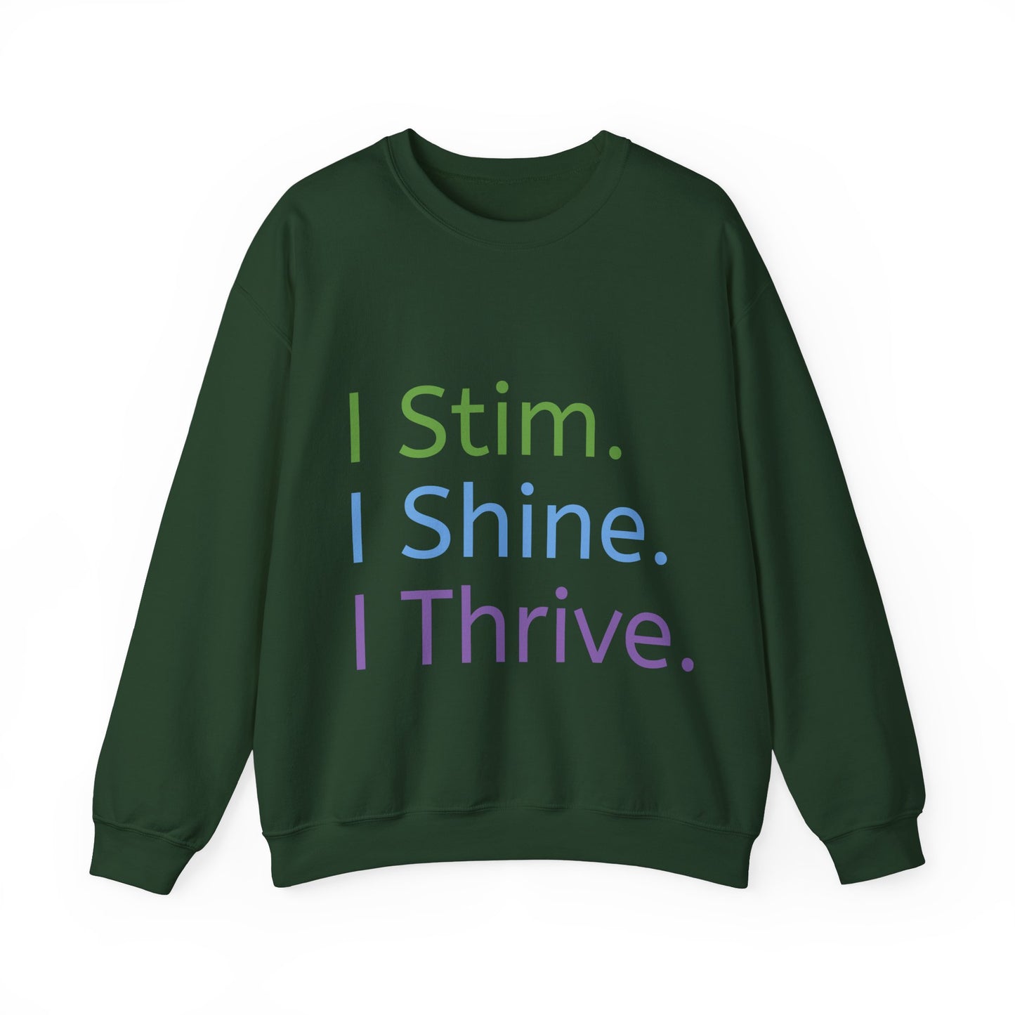 Empowerment Unisex Crewneck – Cosy Cotton Sweatshirt for Neurodivergent Joy