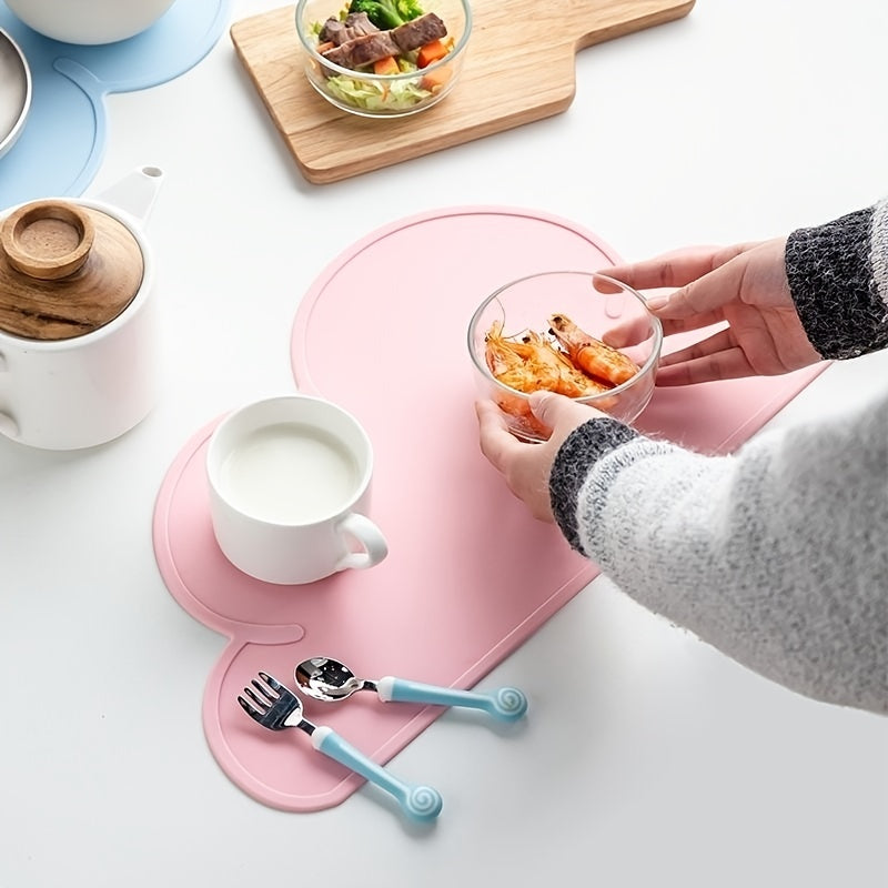 Silicone Reusable Table Mats – Sensory-Safe Surface for Meals, Play & Calm