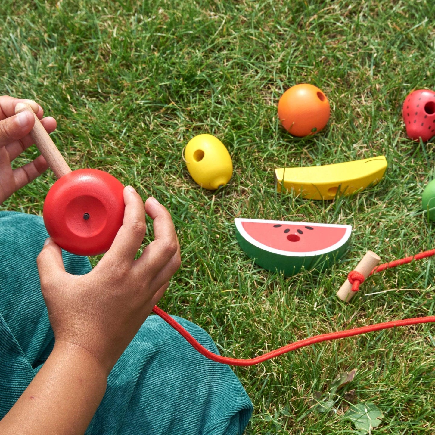 Wooden Lacing Fruits