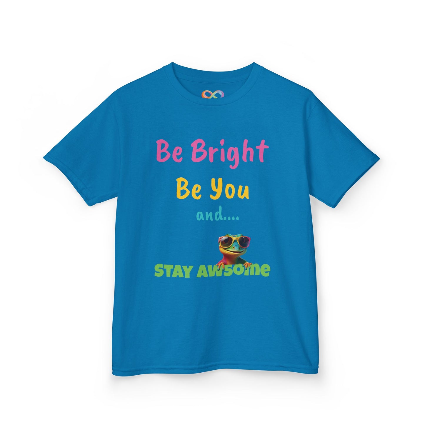 Be Bright Kids Tee – Colourful Cotton Shirt for Everyday Joy