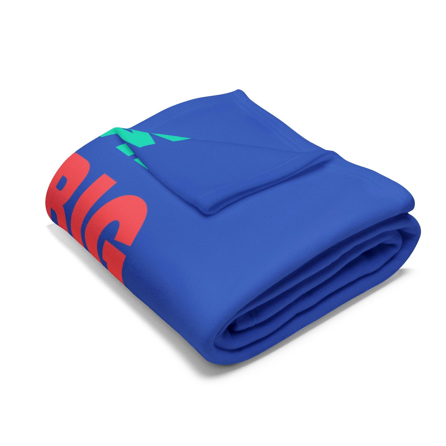 Think Wild Fleece Blanket – Cozy Polyester Throw for Neurodivergent Joy & Motivational Decor
