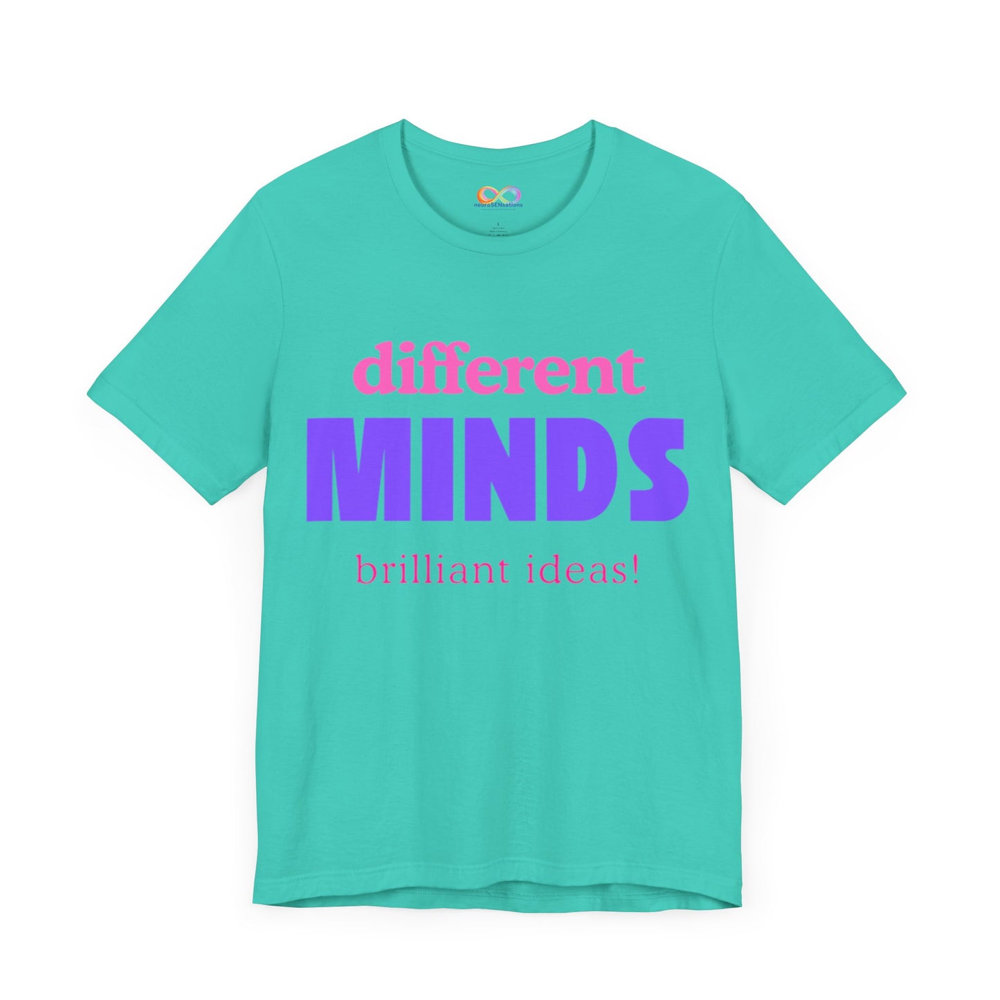 Different Minds- Brilliant Ideas Tee: Unisex Jersey Short Sleeve Shirt