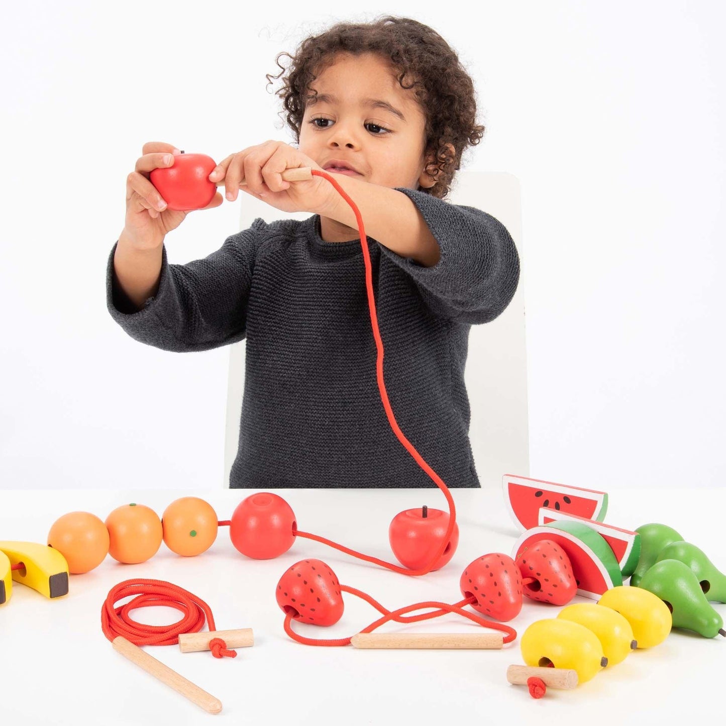 Wooden Lacing Fruits