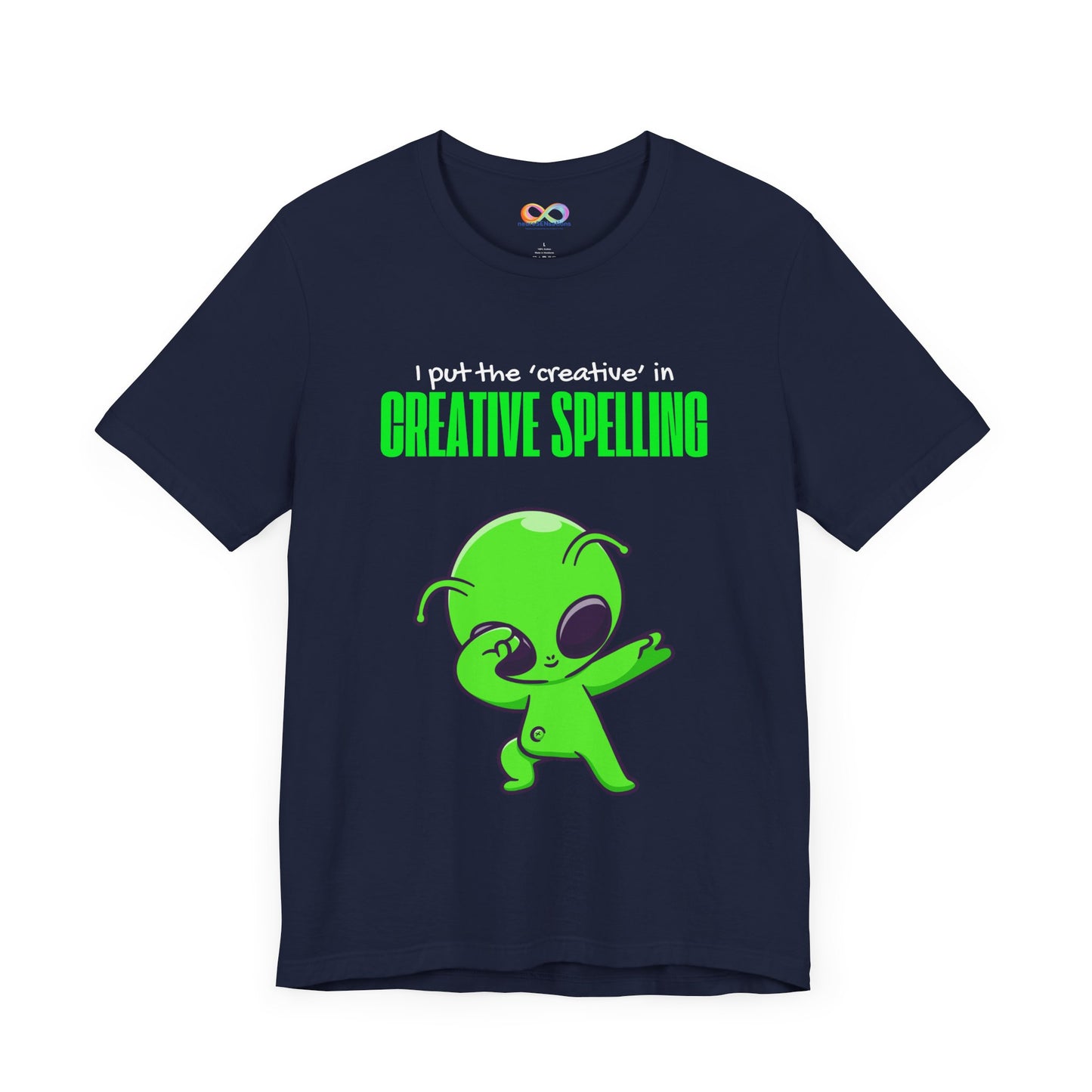 I Pur the 'creative' in creative spelling Unisex Jersey Tee