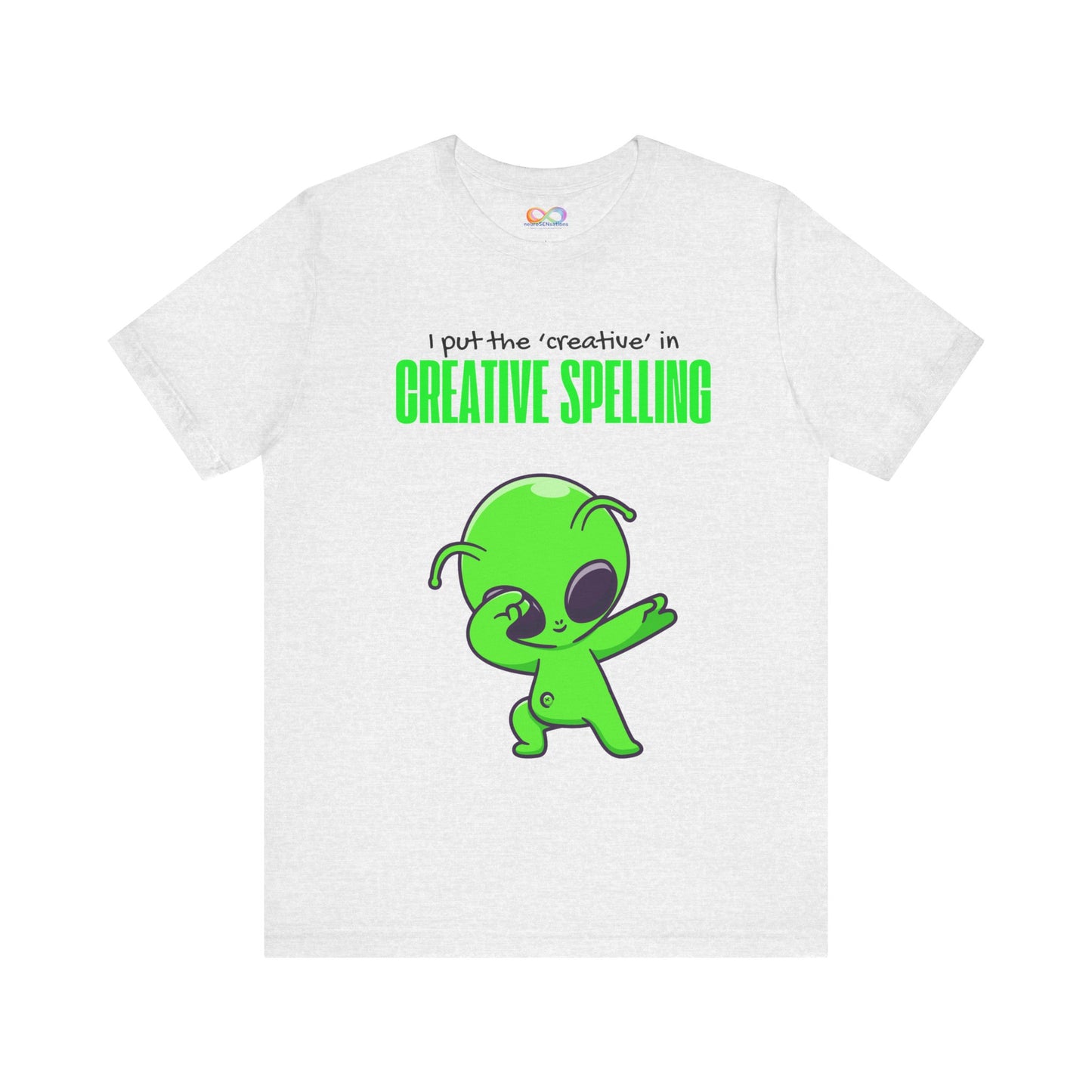 I Pur the 'creative' in creative spelling Unisex Jersey Tee