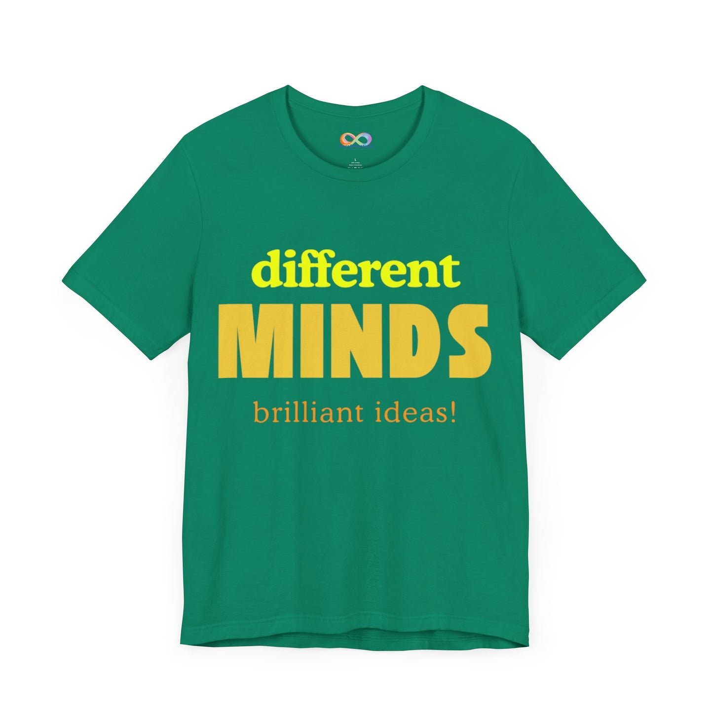 Different Minds- Brilliant Ideas Tee: Unisex Jersey Short Sleeve Shirt