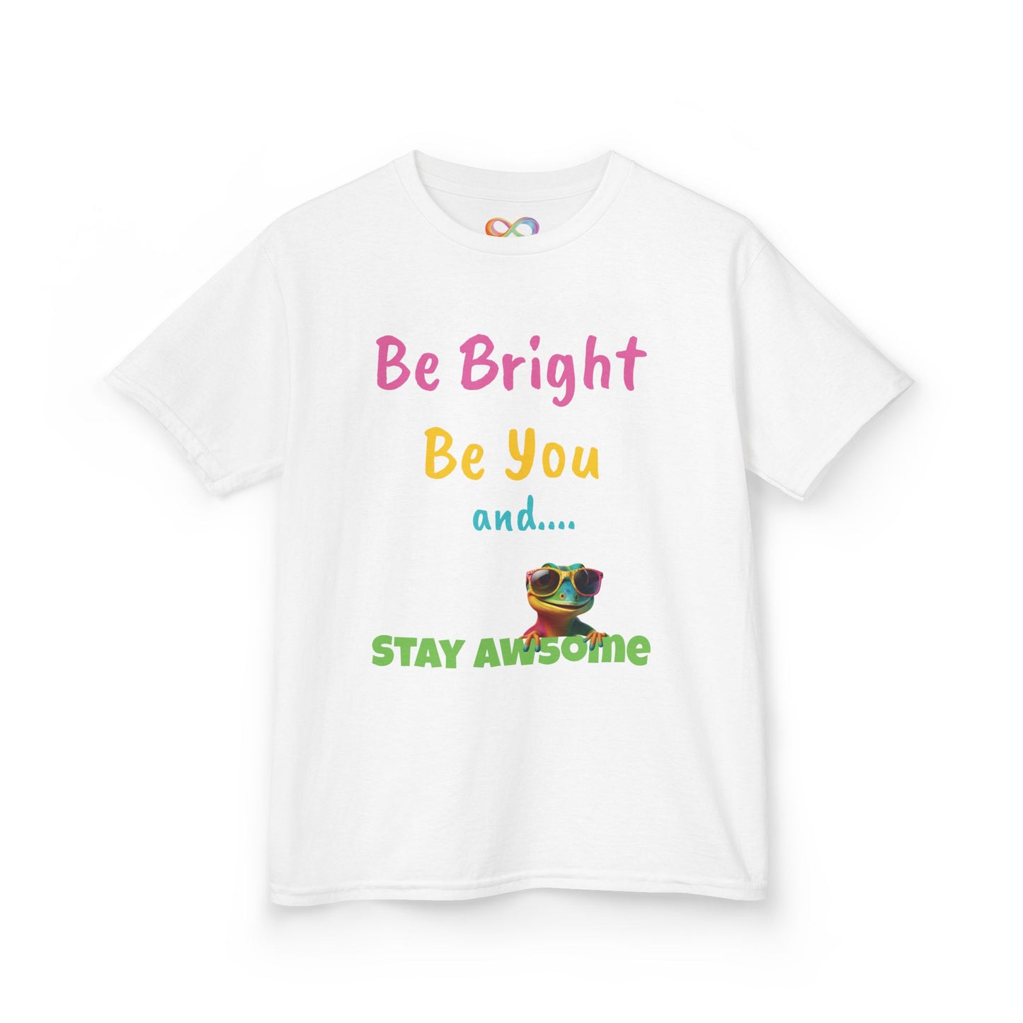 Be Bright Kids Tee – Colourful Cotton Shirt for Everyday Joy