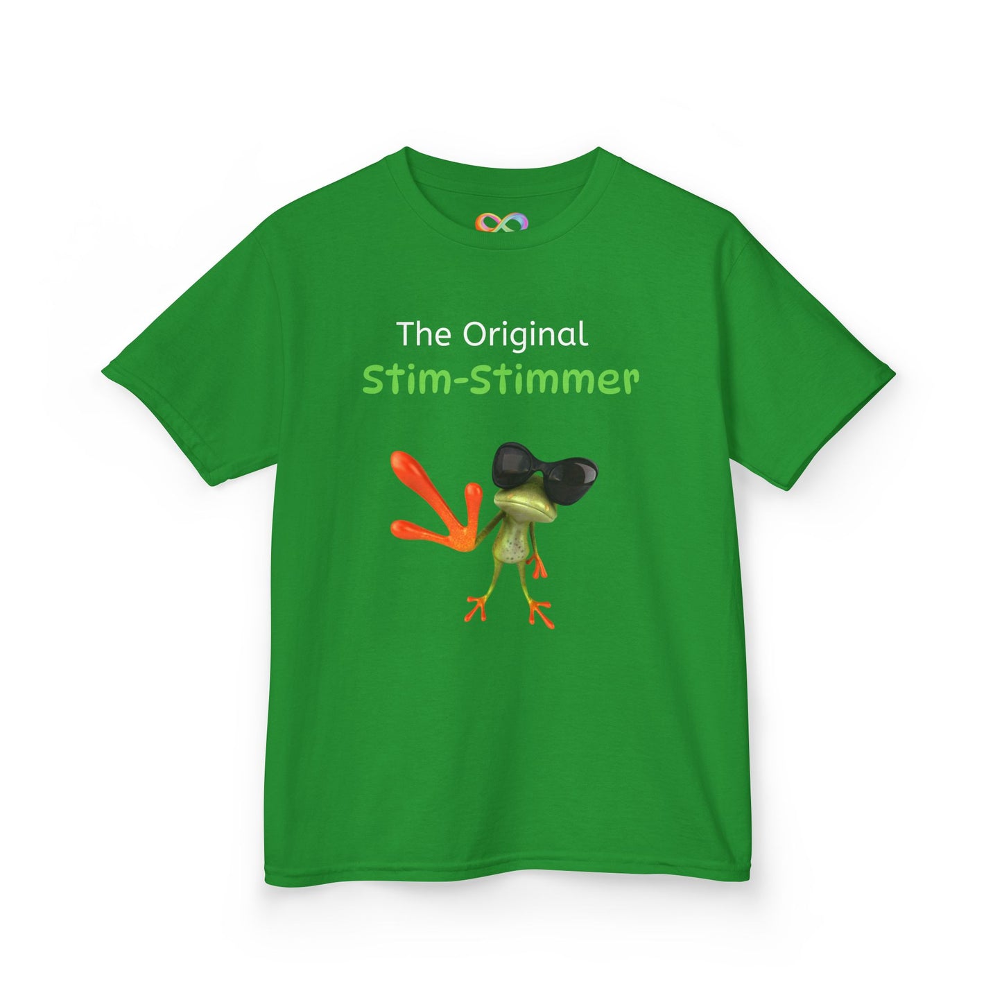 Stim-Stimmer Kids Tee – Colourful Cotton T-Shirt for Neurodivergent Joy