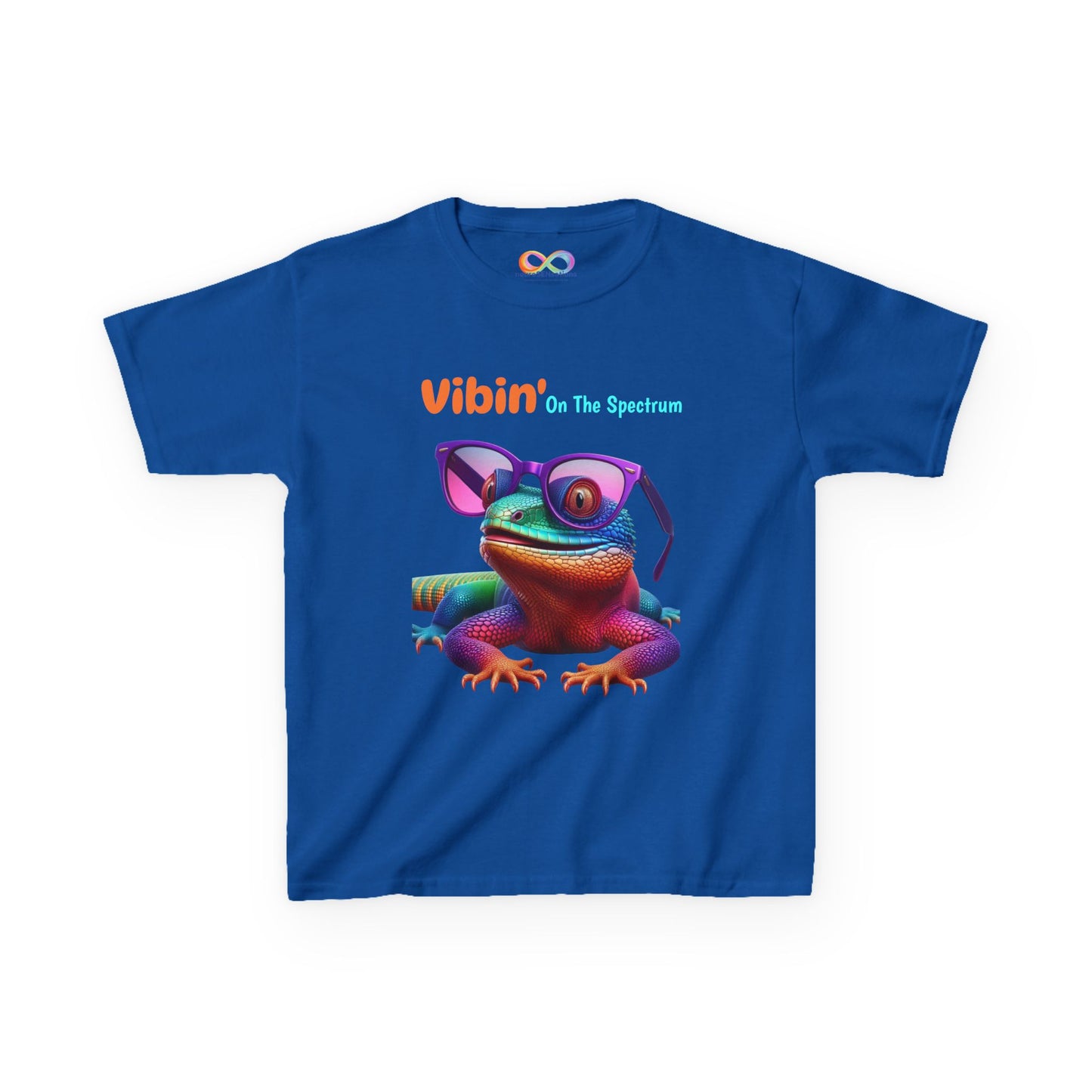 Vibin’ On The Spectrum Tee – Colourful Kids Graphic Shirt