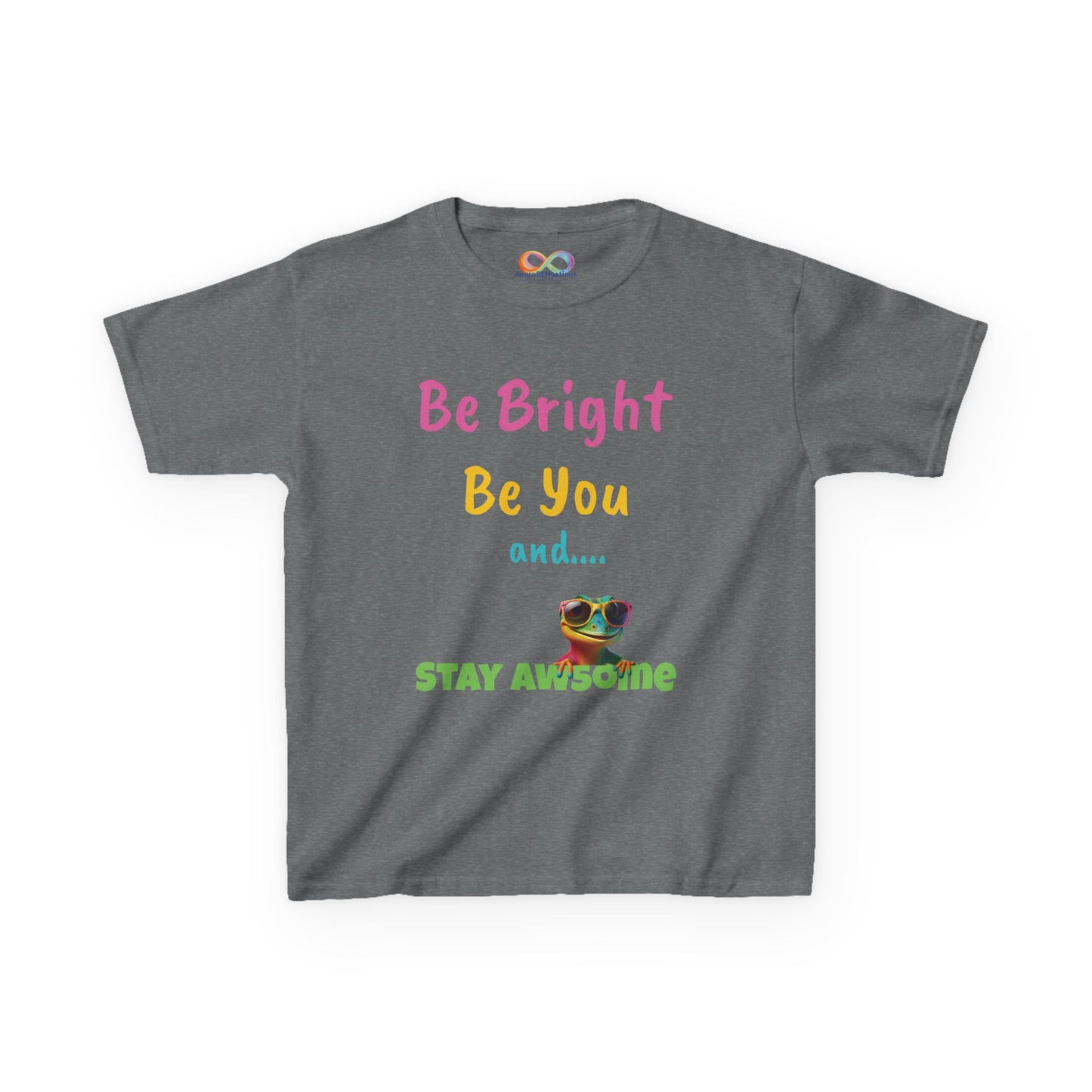 Be Bright Kids Tee – Colourful Cotton Shirt for Everyday Joy