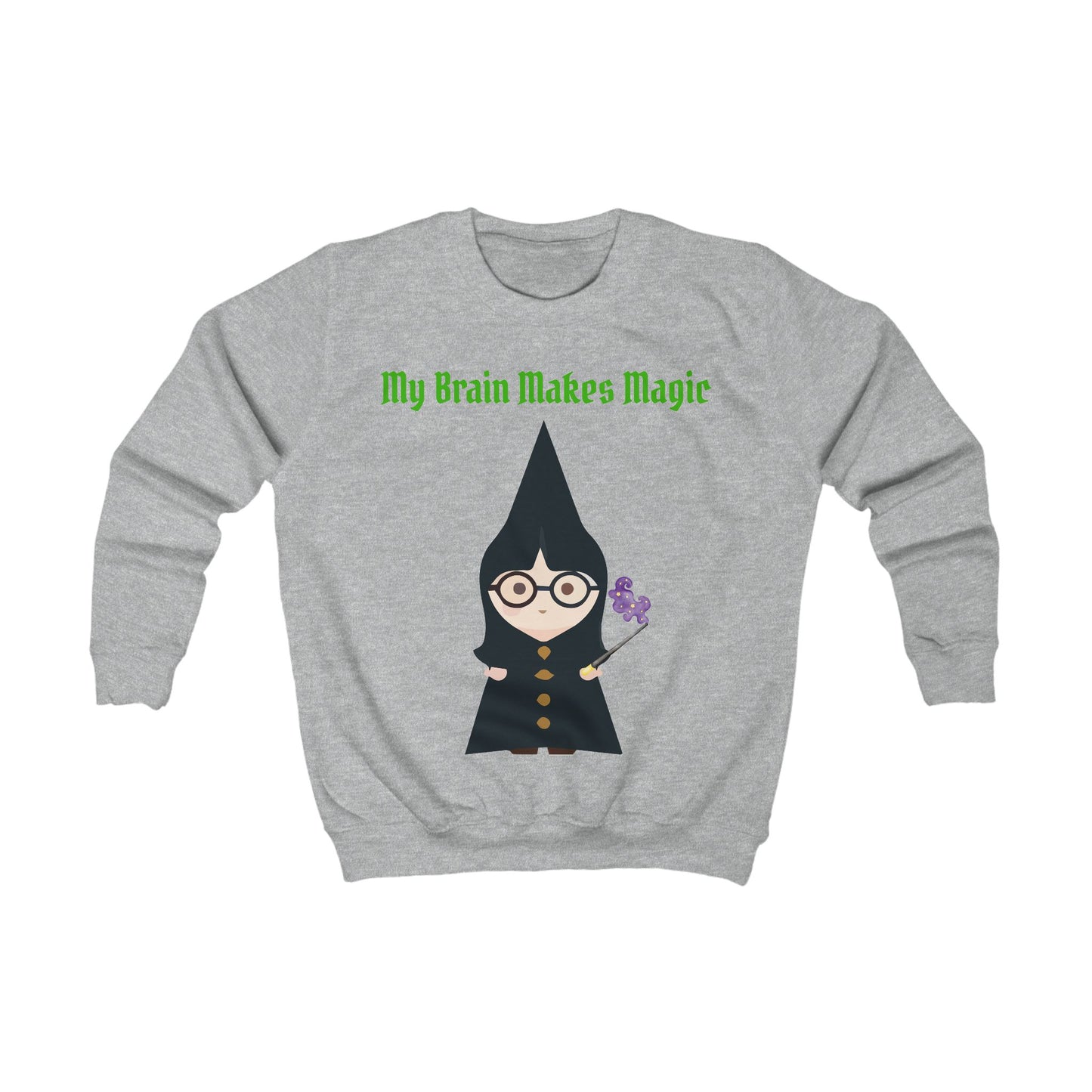 Girls Magical Kids Sweatshirt – Colourful Cotton Jumper Celebrating Neurodivergent Creativity