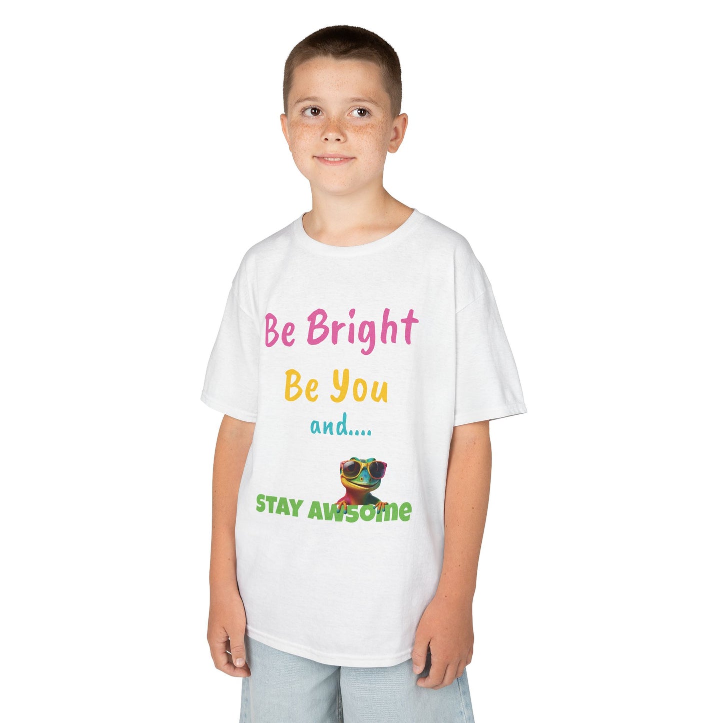 Be Bright Kids Tee – Colourful Cotton Shirt for Everyday Joy