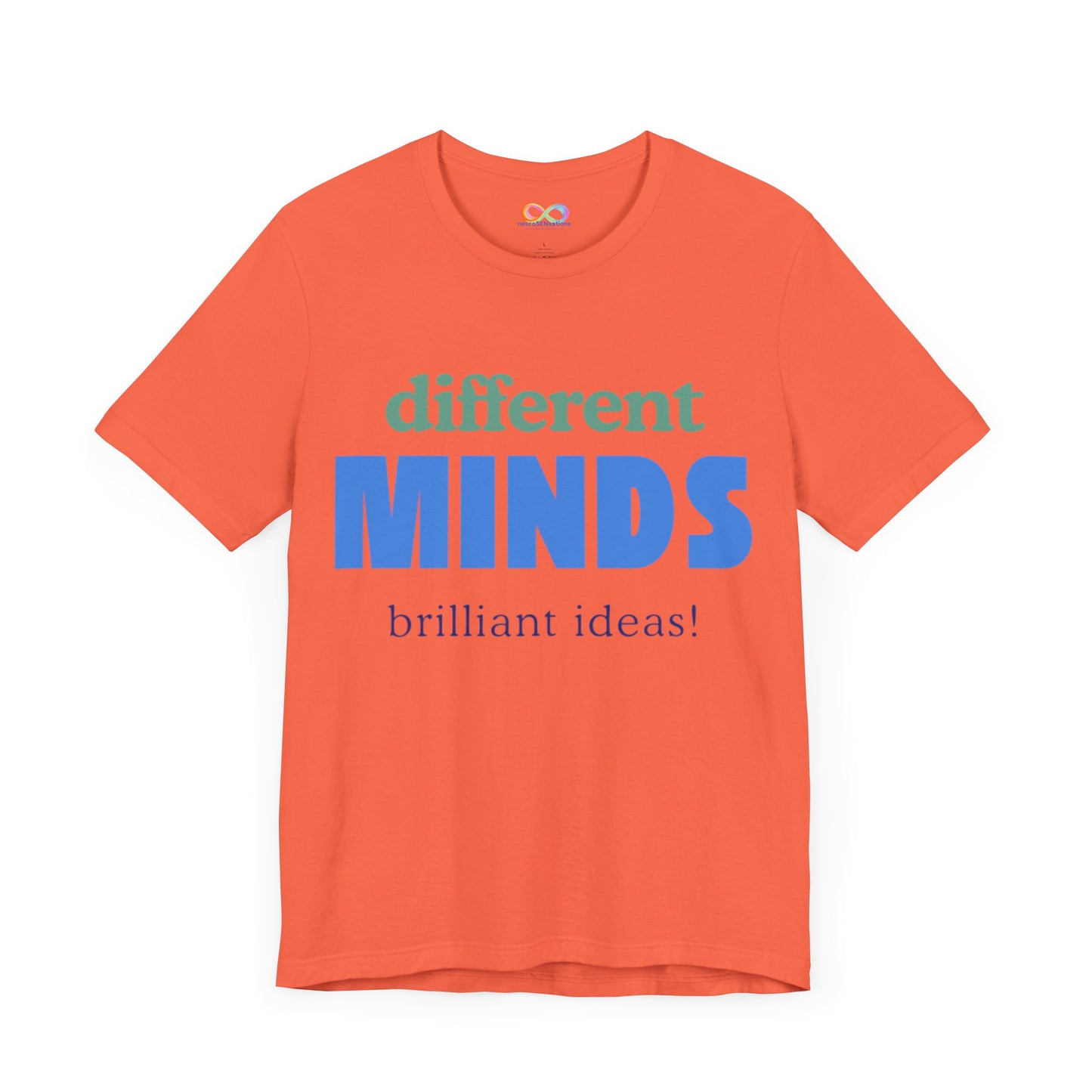 Different Minds- Brilliant Ideas Tee: Unisex Jersey Short Sleeve Shirt