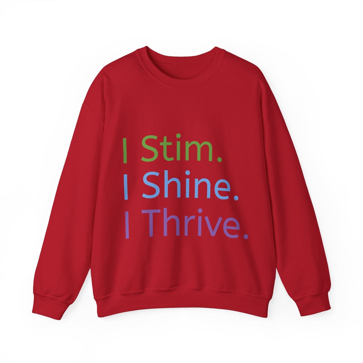 Empowerment Unisex Crewneck – Cosy Cotton Sweatshirt for Neurodivergent Joy
