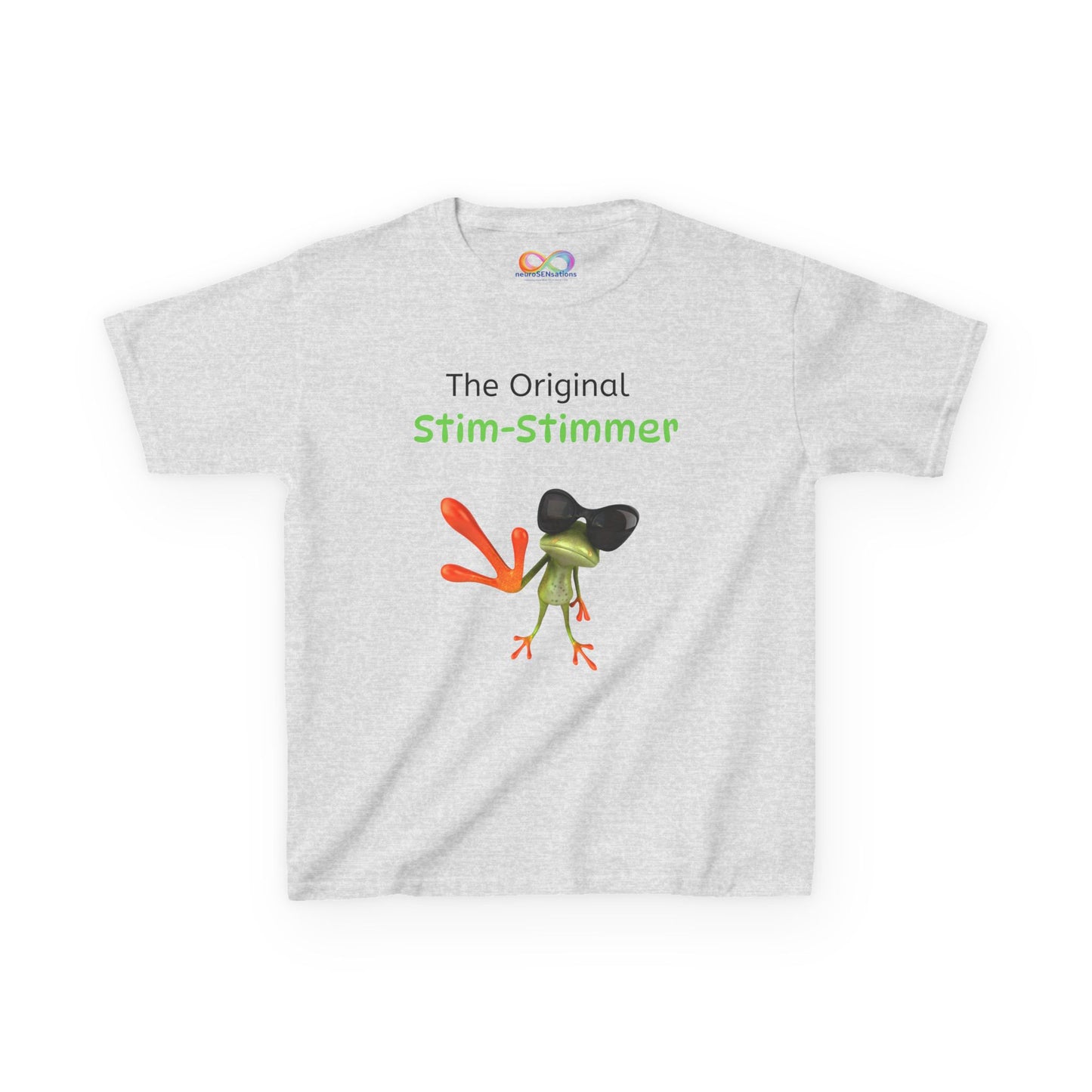 Stim-Stimmer Kids Tee – Colourful Cotton T-Shirt for Neurodivergent Joy
