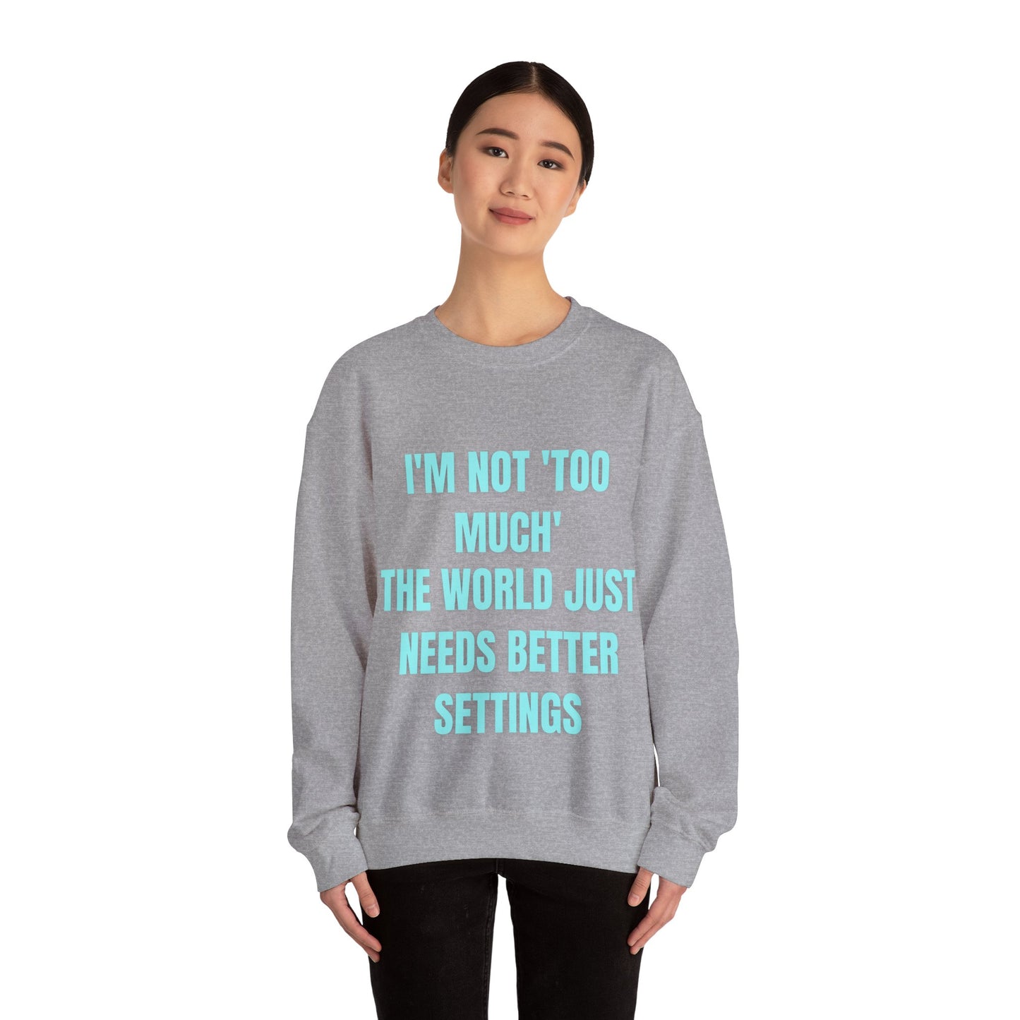 Better Settings Crewneck – Unisex Heavy Blend Sweatshirt