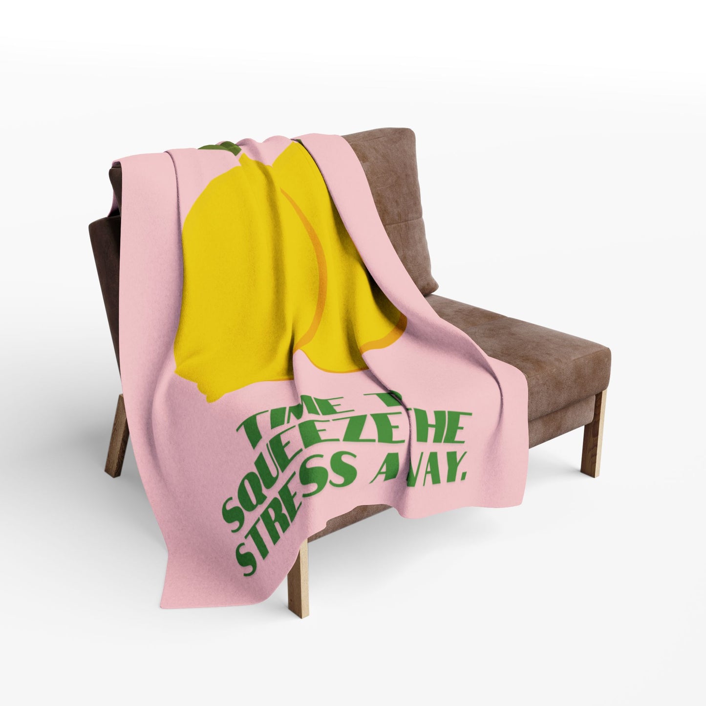 Lemon Design Fleece Blanket – Cosy Throw for Home Comfort & Creative Décor