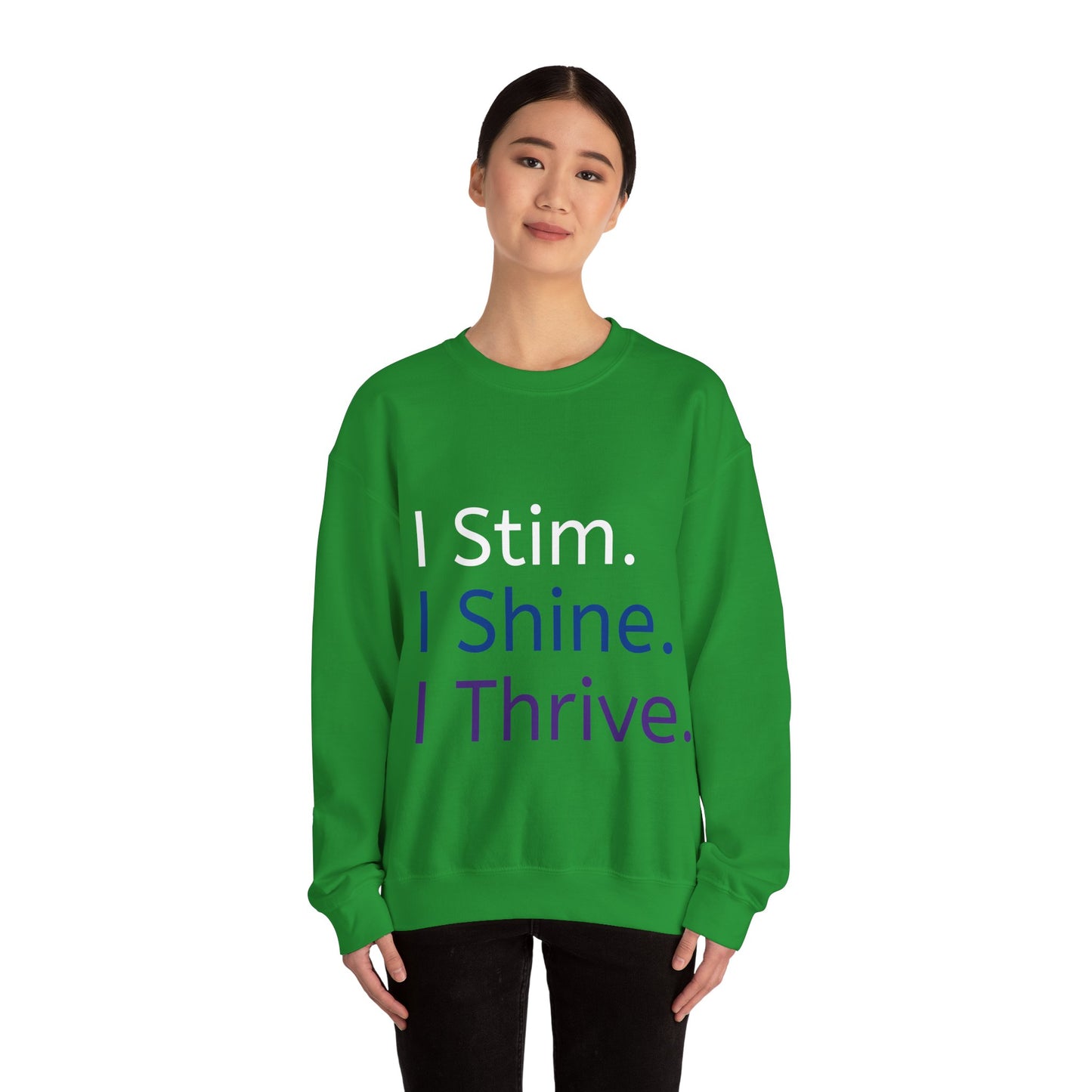 Empowerment Unisex Crewneck – Cosy Cotton Sweatshirt for Neurodivergent Joy