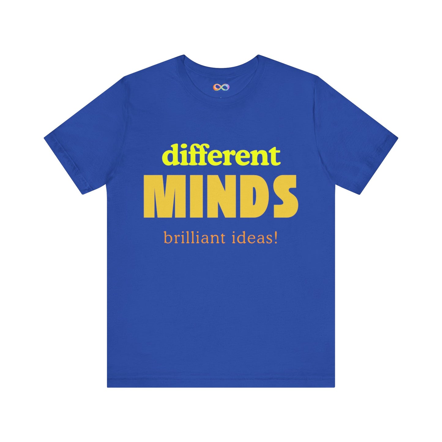 Different Minds- Brilliant Ideas Tee: Unisex Jersey Short Sleeve Shirt