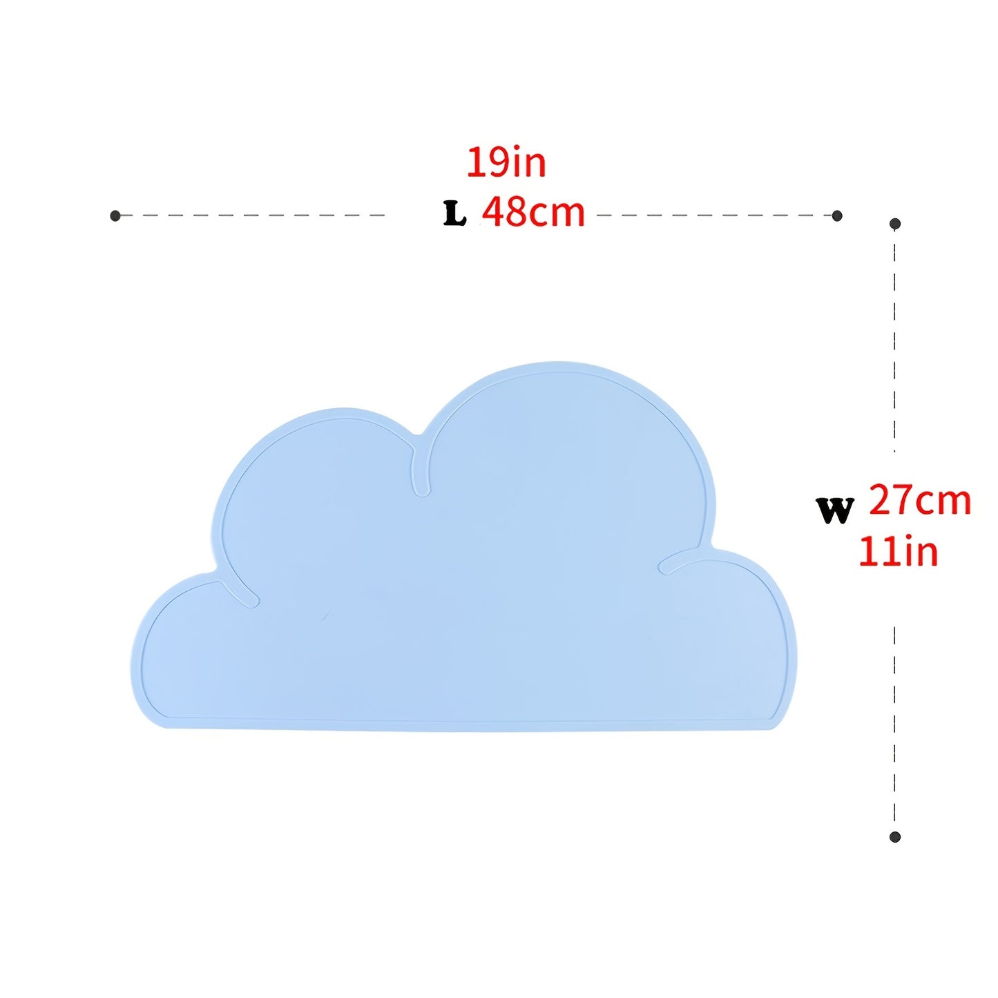 Silicone Reusable Table Mats – Sensory-Safe Surface for Meals, Play & Calm
