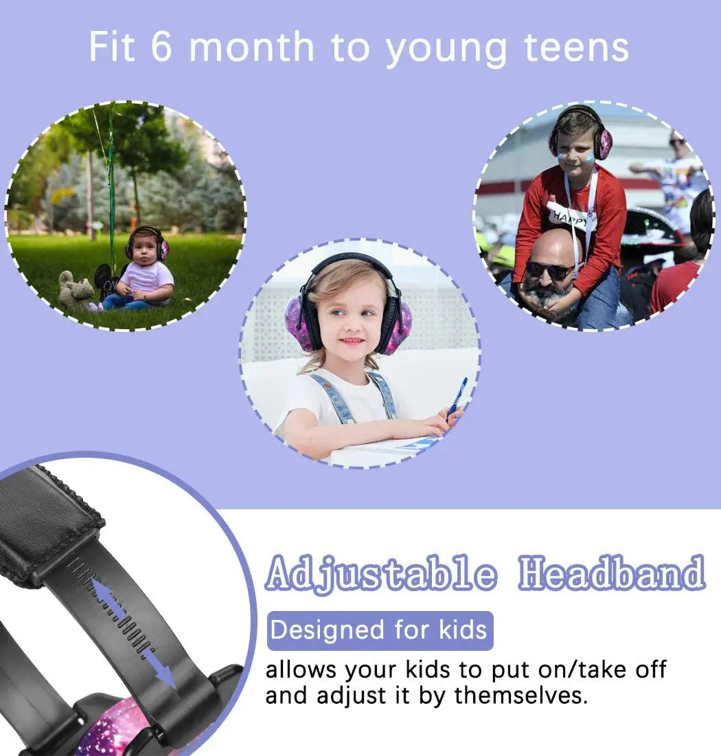 ZOHAN Kids Noise Reduction Ear Defenders | Sensory-Safe Sound Protection