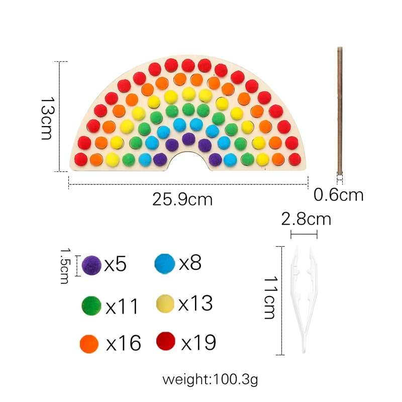 Rainbow Colour Sorting Puzzle – Sensory-Friendly Learning through Pattern & Play