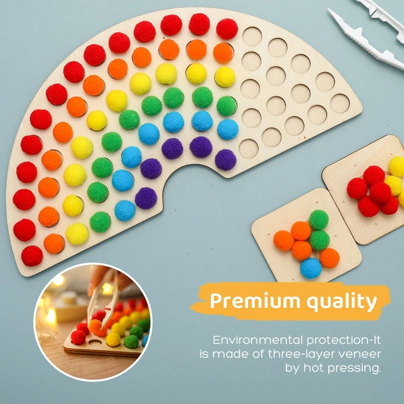 Rainbow Colour Sorting Puzzle – Sensory-Friendly Learning through Pattern & Play
