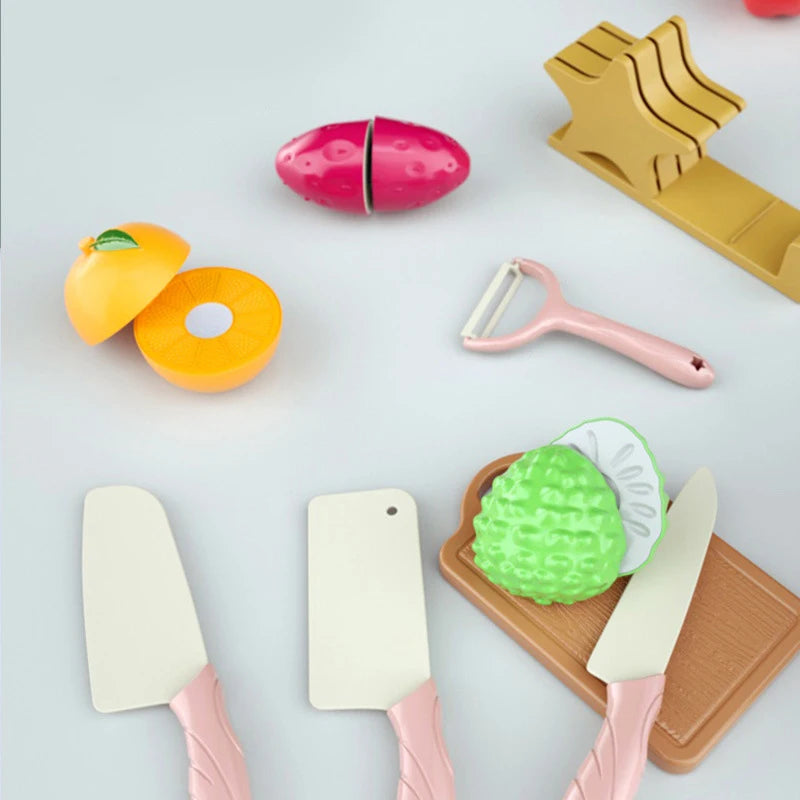 Vegetable & Fruits Cut Toys Pretend Play
