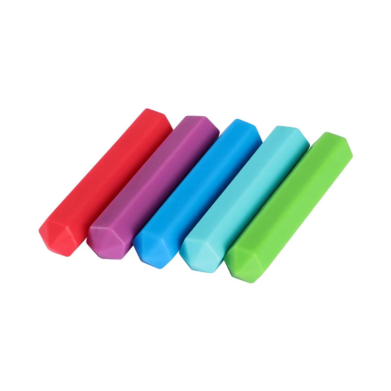 5PCS Silicone Pencil Topper Chew