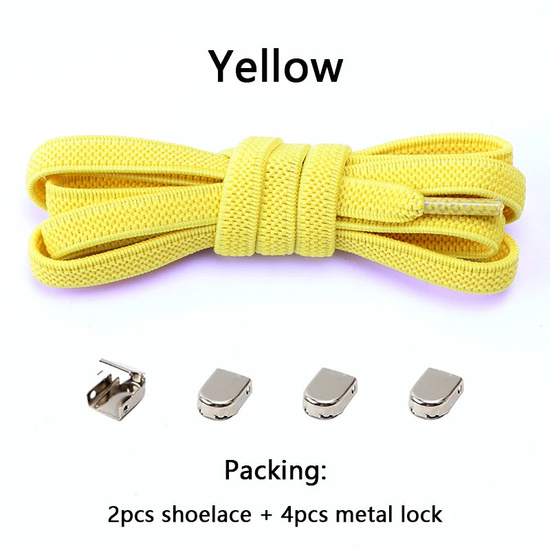 4Pcs No Tie Shoelaces – Effortless, Sensory-Friendly Footwear for All Ages
