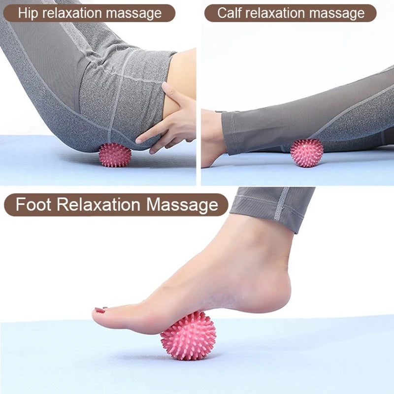 Spiky Massage Ball – Textured Tactile Tool for Sensory Relief & Grounding