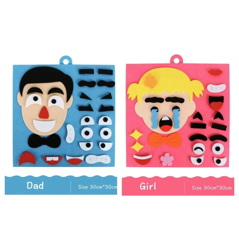 Felt Emotion Change Creative Facial Set