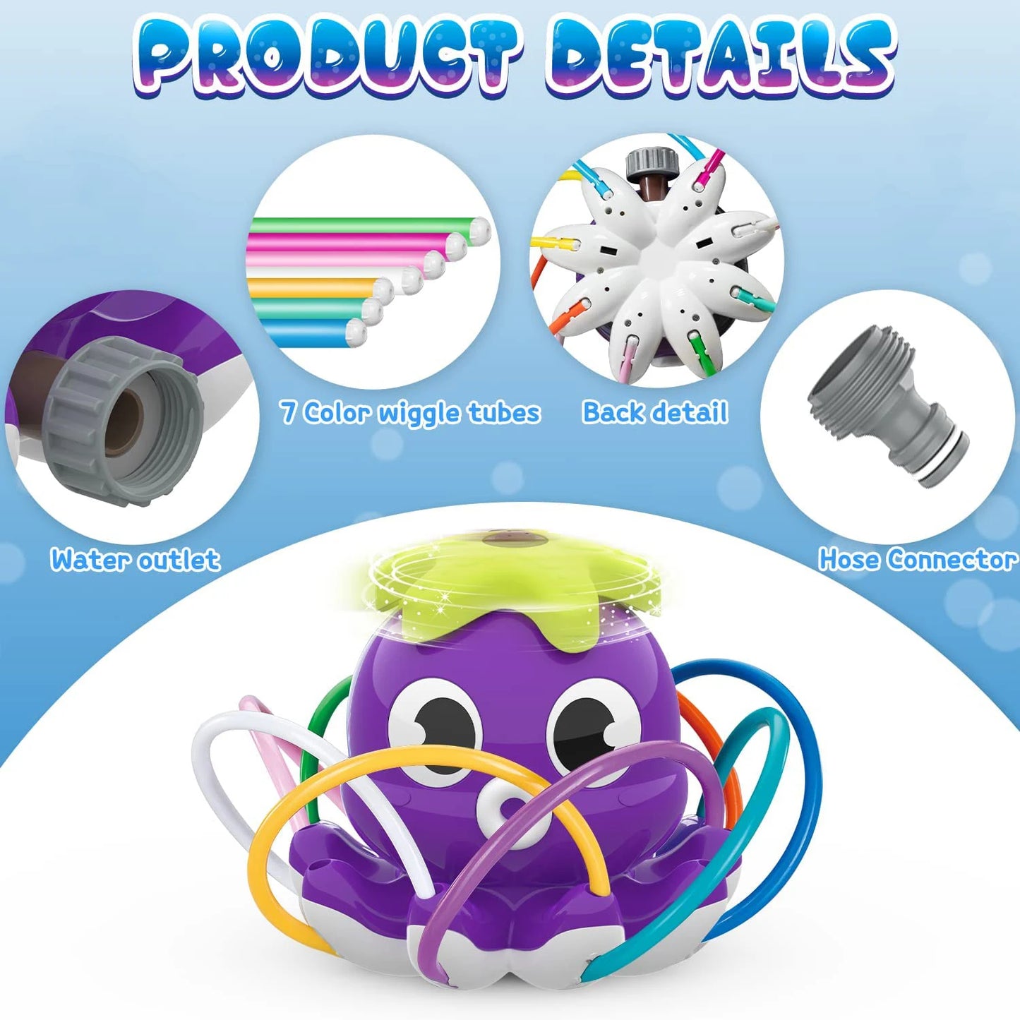 Outdoor Octopus Sprinkler