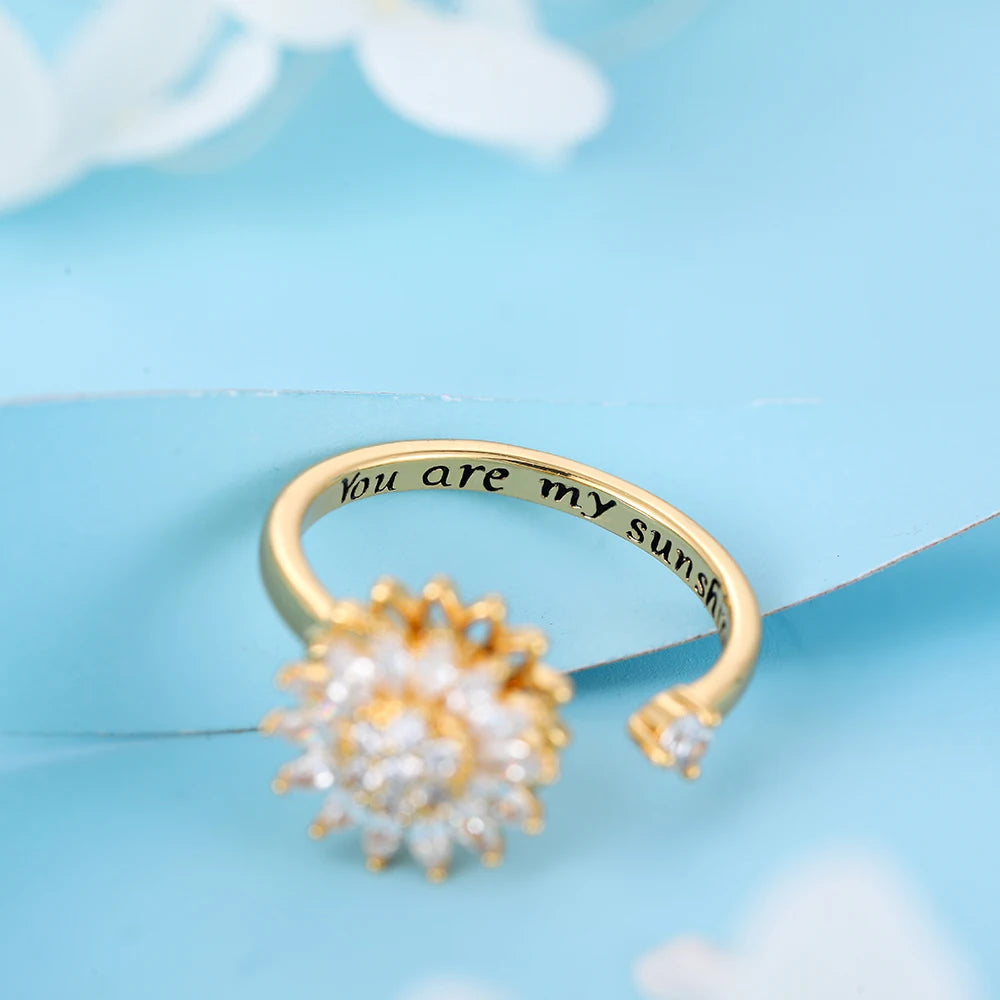 Sunflower Anti Stress Fidget Rings