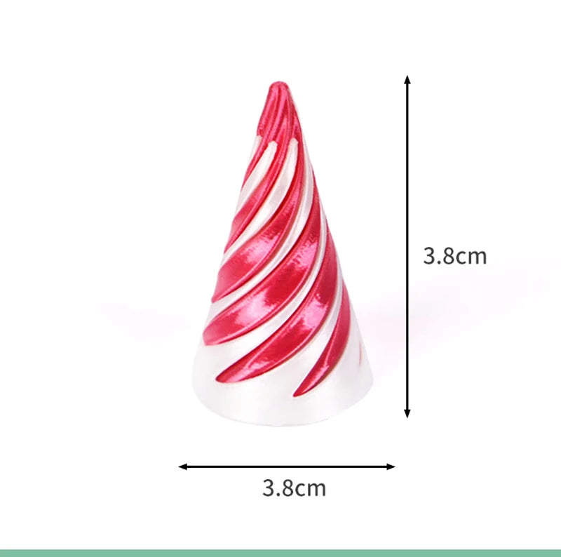 3D Printed Spiral Cone Fidget Toy