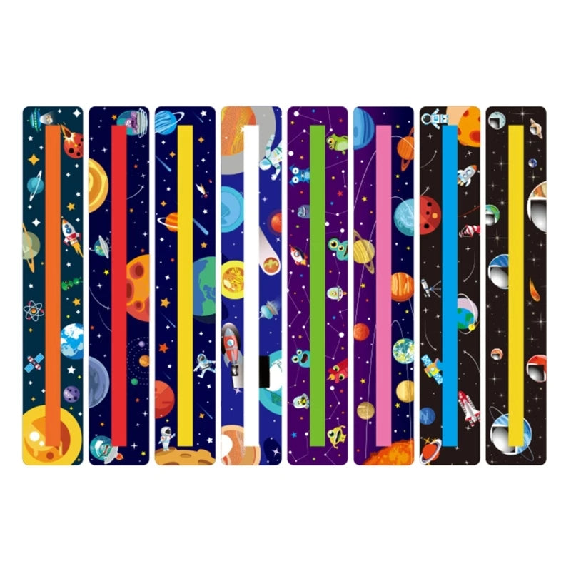Reading Ruler Bookmarks, Tinted Text Tracker for Visual Comfort & Literacy Support