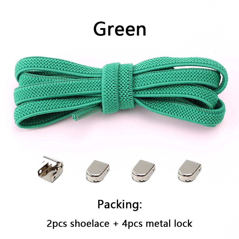 4Pcs No Tie Shoelaces – Effortless, Sensory-Friendly Footwear for All Ages