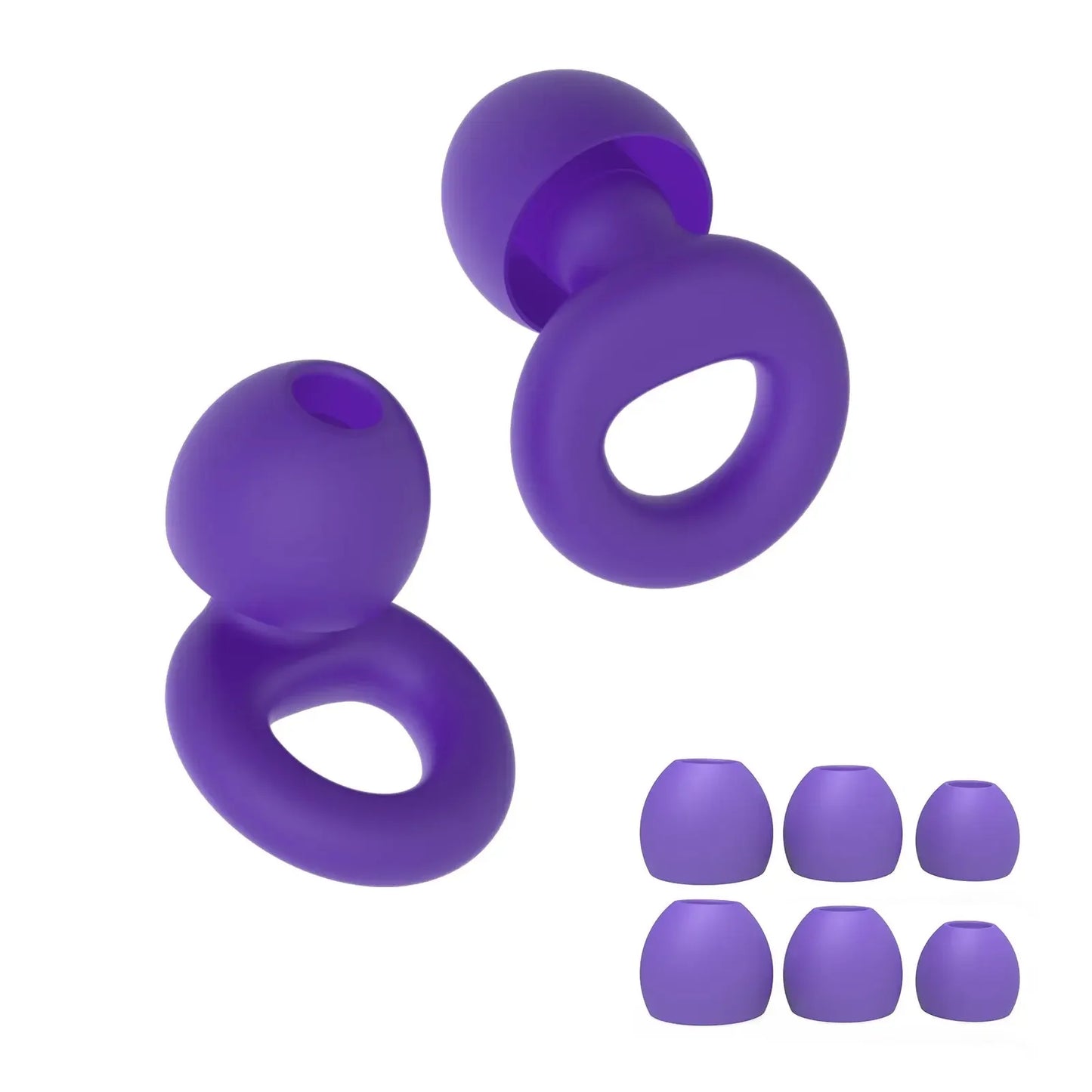 HUAK Silicone Ear Plugs High-Fidelity Noise Reduction for Neurodivergent Teens & Adults