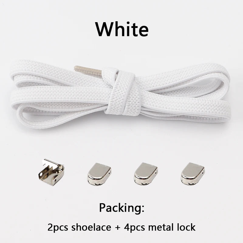 4Pcs No Tie Shoelaces – Effortless, Sensory-Friendly Footwear for All Ages