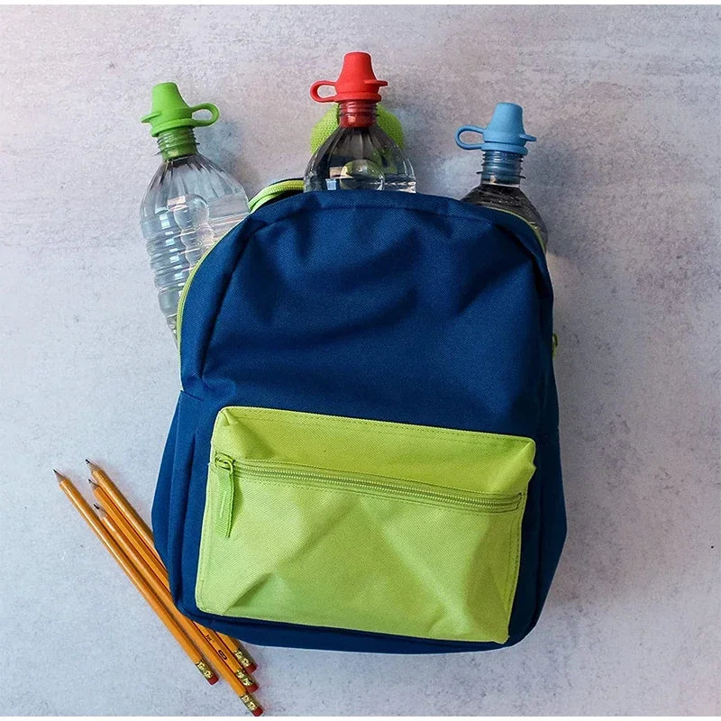 Leak-proof water bottle lids designed for travel and accessibility