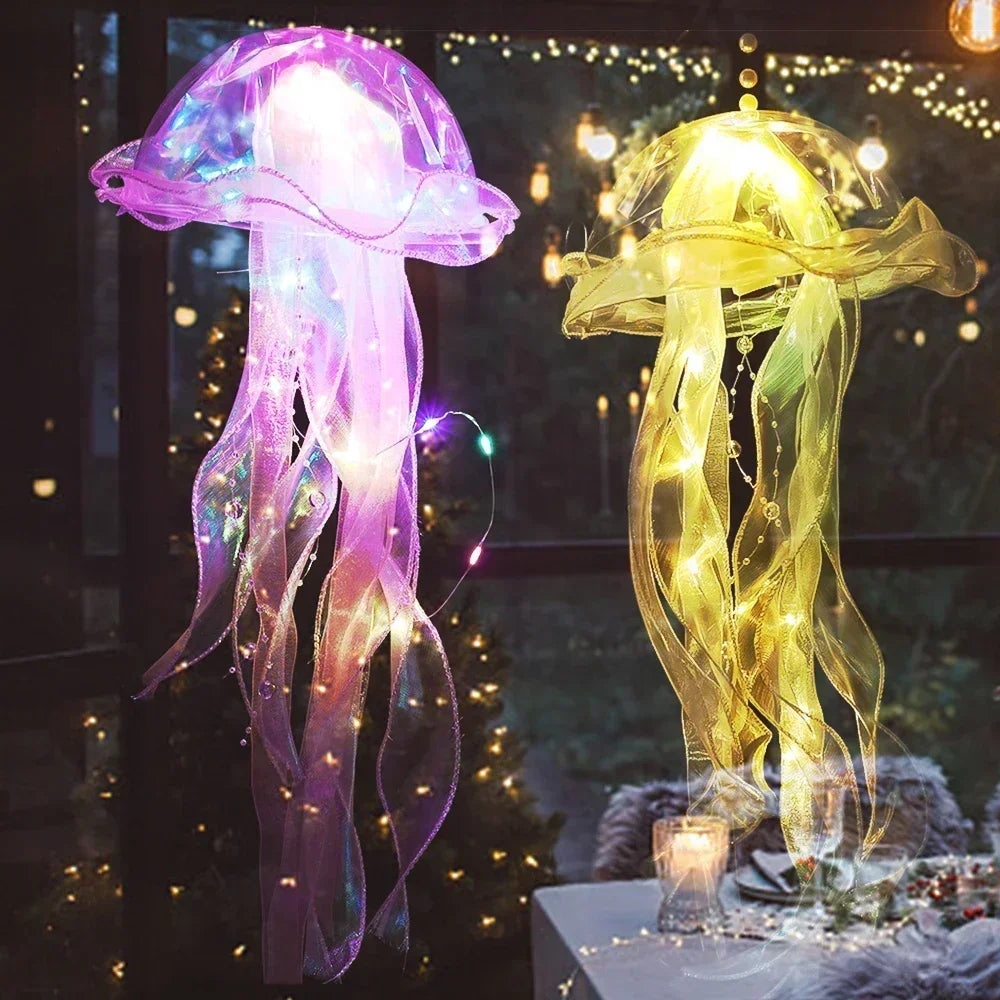 Jellyfish Wall Hanging Decoration Lamps – Calming Sensory Lighting for Neurodivergent-Friendly Spaces